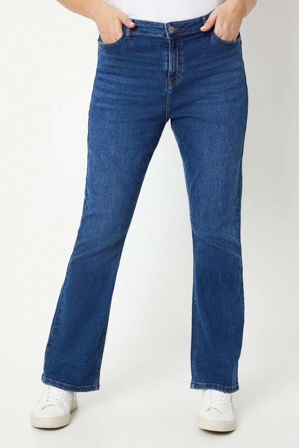 Women's and Women's Bootcut Stretch Jeans
