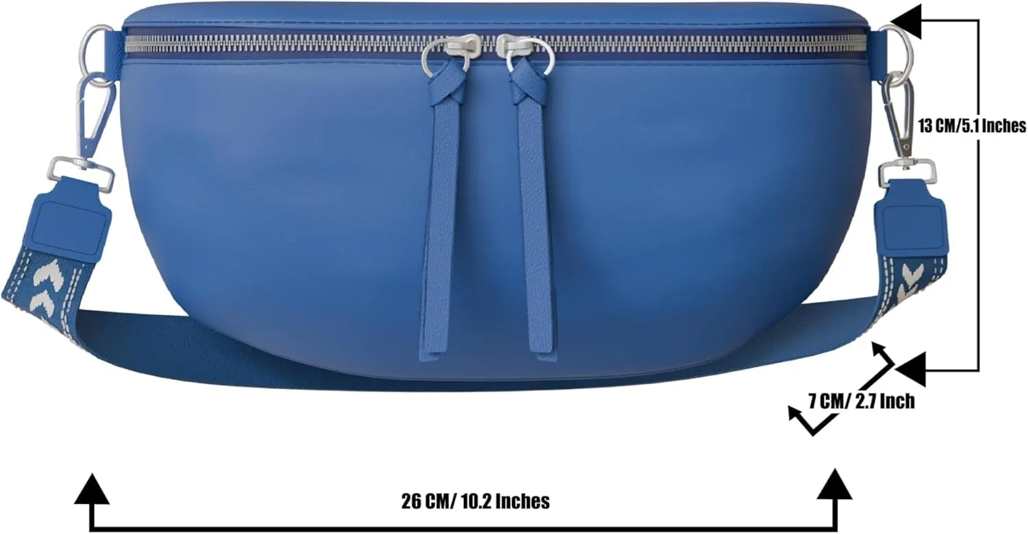 Women's Crossbody Bag Vegan Leather Modern Practical Stylish 30621
