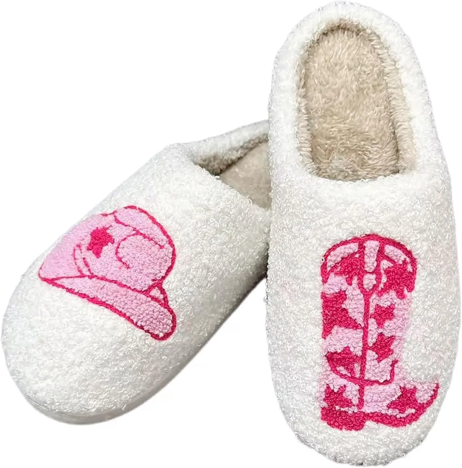 Women's Men's Strawberry Slippers Cute Fruit Home Slippers Winter Fuzzy Memory Foam Fluffy Warm House Shoes