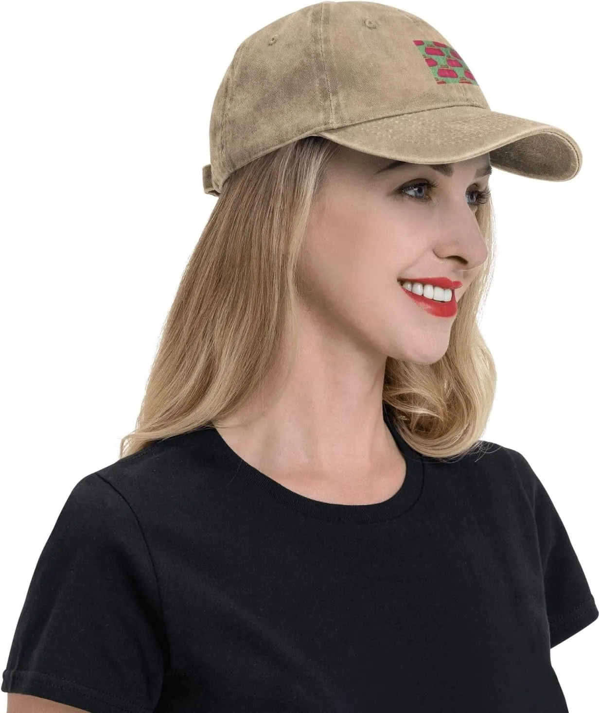 Women's Purse Seamless Pattern Baseball Cap for Men Women 100% Cotton Adjustable Low Profile Golf Dad Hat