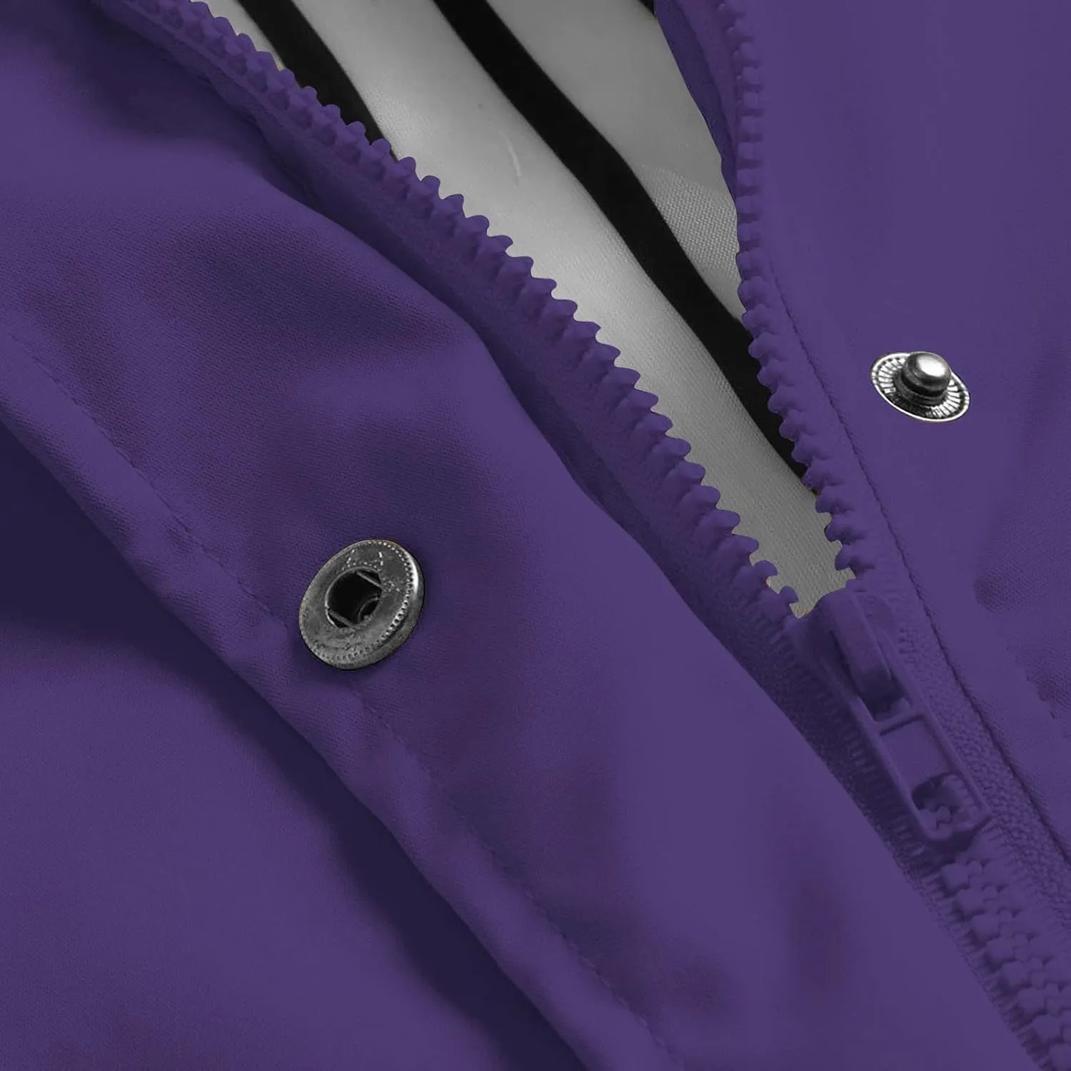 Womens Rain Jacket Lightweight Waterproof Rain Coats,Plus Size Packable Long Outdoor Windbreaker Hooded Drawstring Outwear