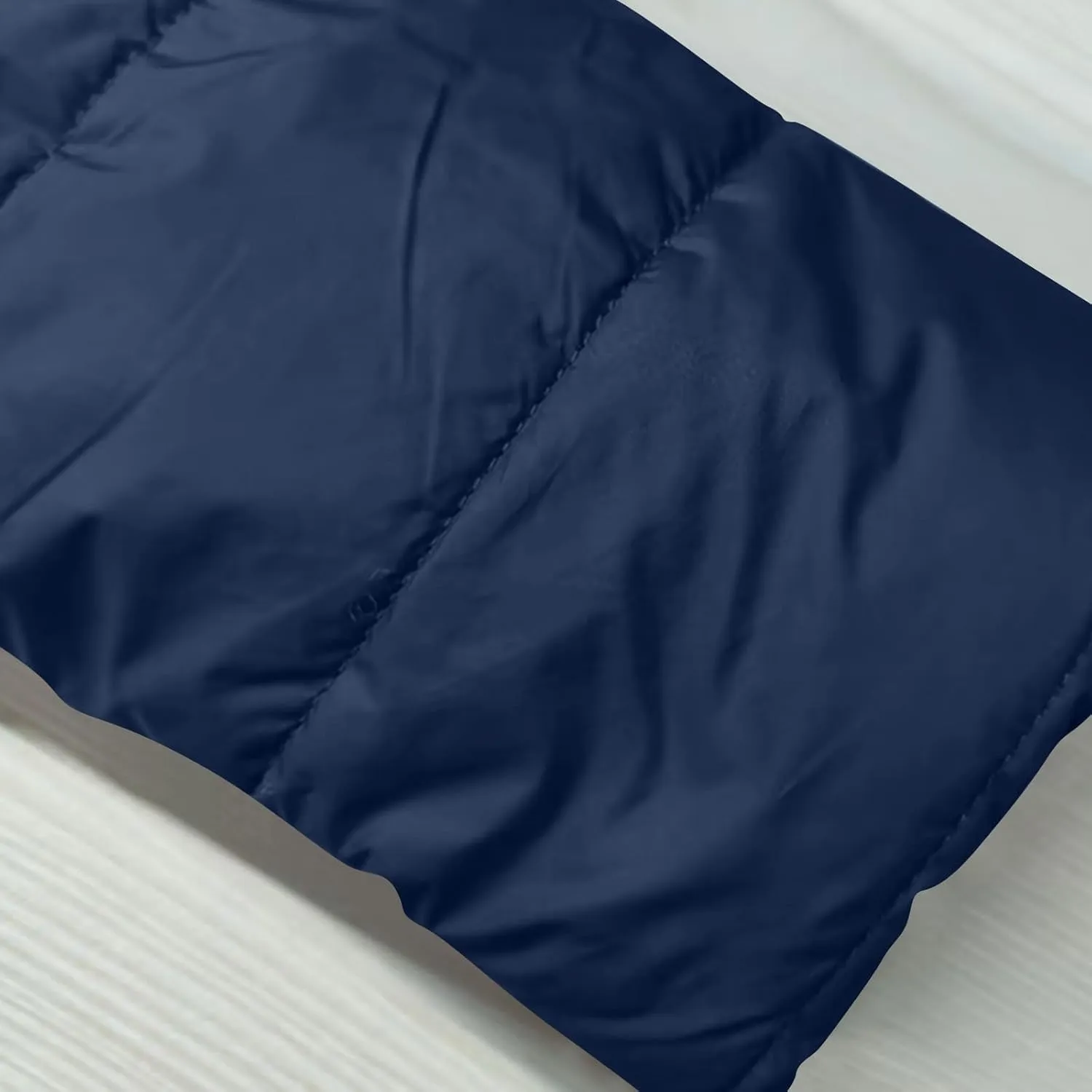 Women's Thicken Fleece Lined Winter Coats Warm Mid-Length Jacket Full Zip Trendy Puffer Jacket with Pockets