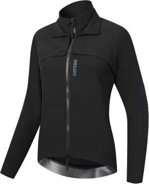 WOSAWE 2 in 1 Cycling Jacket Men Convertible Biking Vest Lightweight Reflective Windbreaker