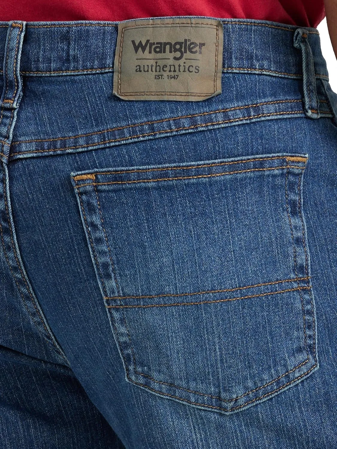 Wrangler Authentics Men's Classic 5-Pocket Regular Fit Flex Jean