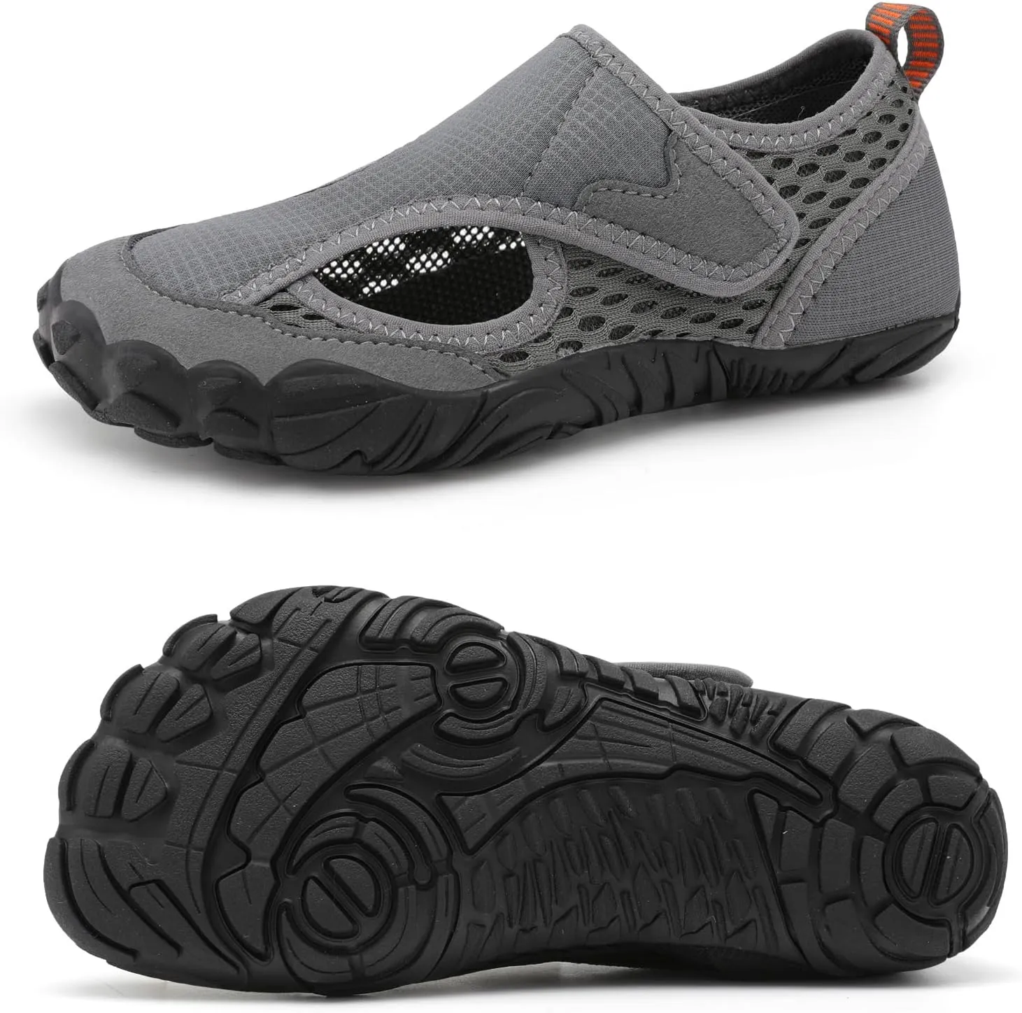 XIHALOOK Water Shoes for Kids Boys Girls Wide Toe Barefoot Quick Dry for Beach Swim Pool Surf Aqua Sports