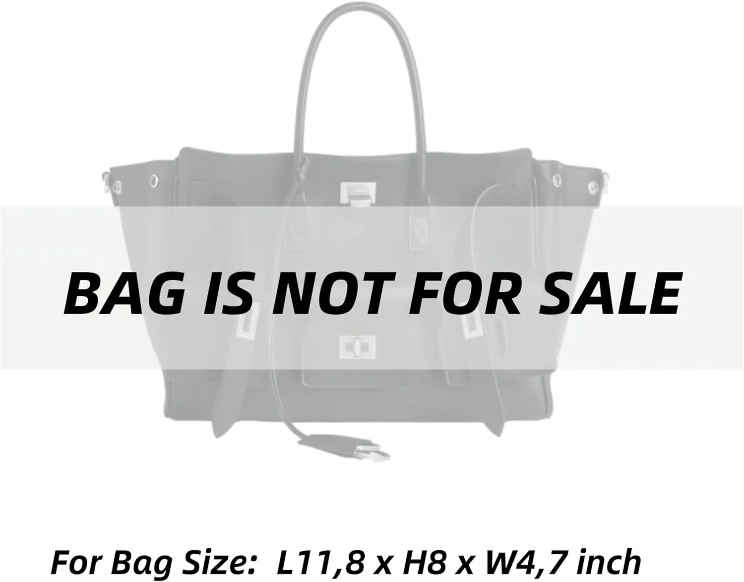 Xoppia Bag Organizer compatible with Balenciaga Bel Air Small Carry All Bag(Black, Style A: Exposure)