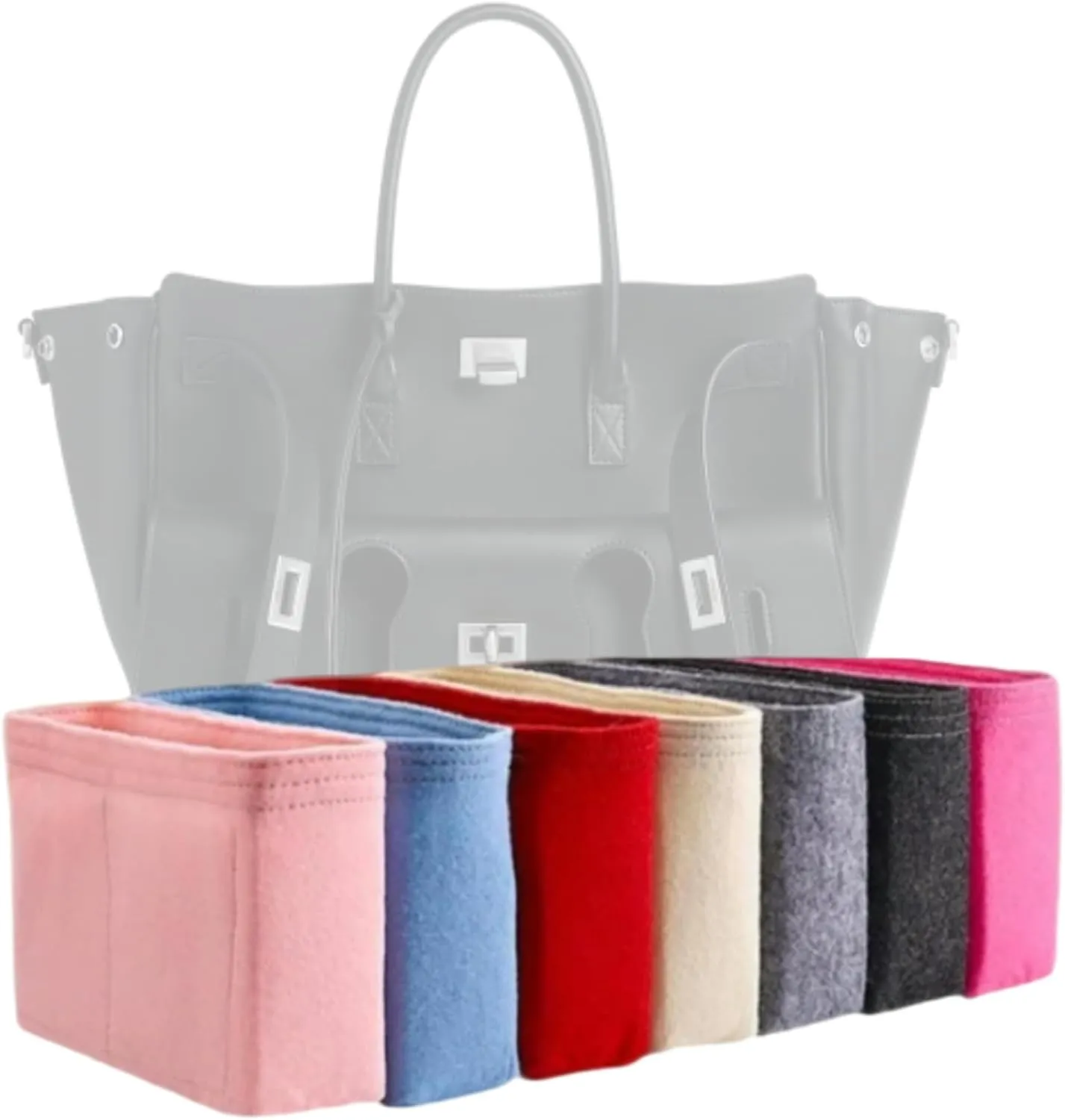 Xoppia Bag Organizer compatible with Balenciaga Bel Air Small Carry All Bag(Black, Style A: Exposure)