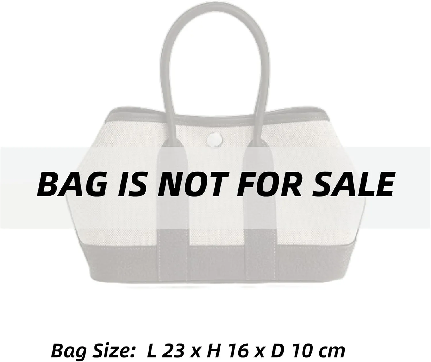 Xoppia Bag Organizer compatible with Hermes Neo Garden 23 Bag.(Brown, Style A: Exposure)