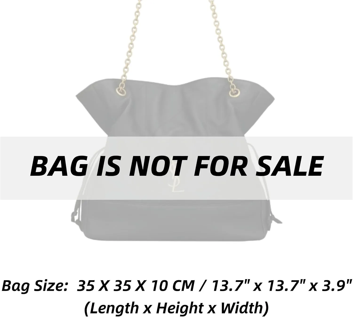 Xoppia Bag Organizer compatible with YSL Medium Jamie Shopping. Felt Insert Liner for Women Handbag. (Brown, Style A: Exposure)
