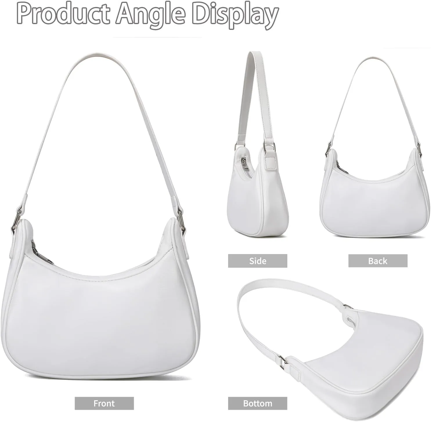 YIKOEE Shoulder Bag Y2k Purse: 90s Mini Underarm Bag - Cute Small Purse