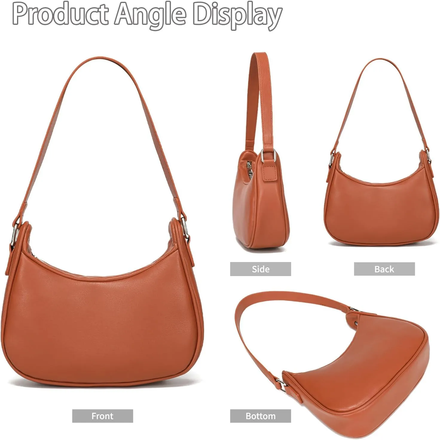 YIKOEE Shoulder Bag Y2k Purse: 90s Mini Underarm Bag - Cute Small Purse