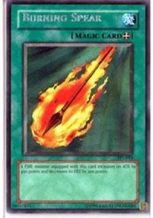 Yu-Gi-Oh! - Burning Spear (TP1-010) - Tournament Pack 1 - Promo Edition - Rare