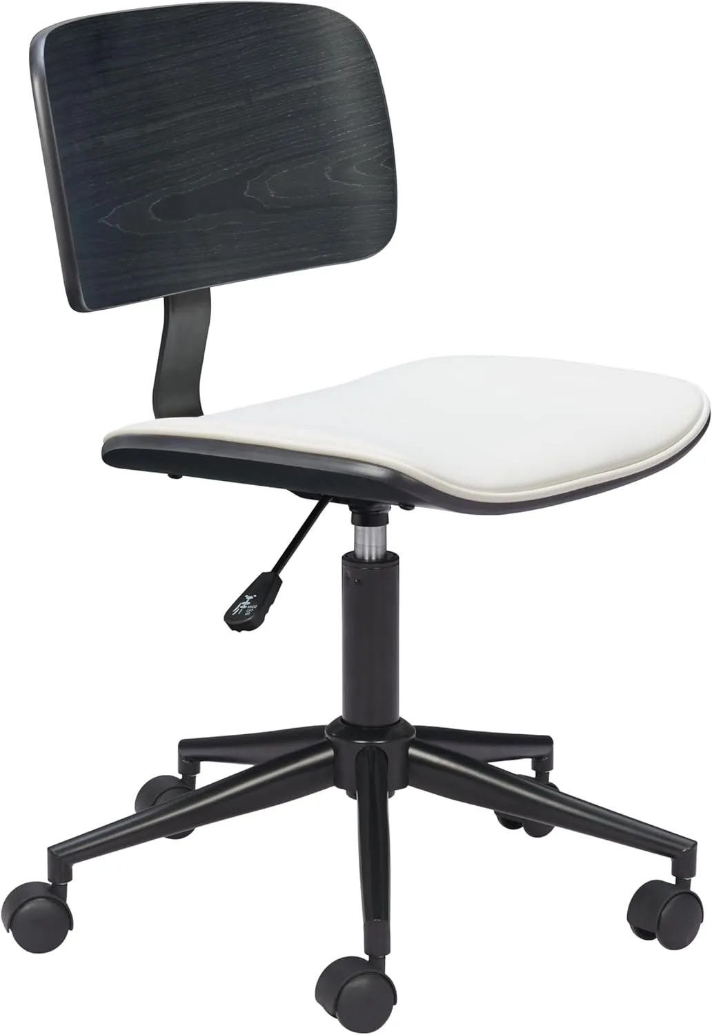 Zuo Duravel Office Chair White & Black